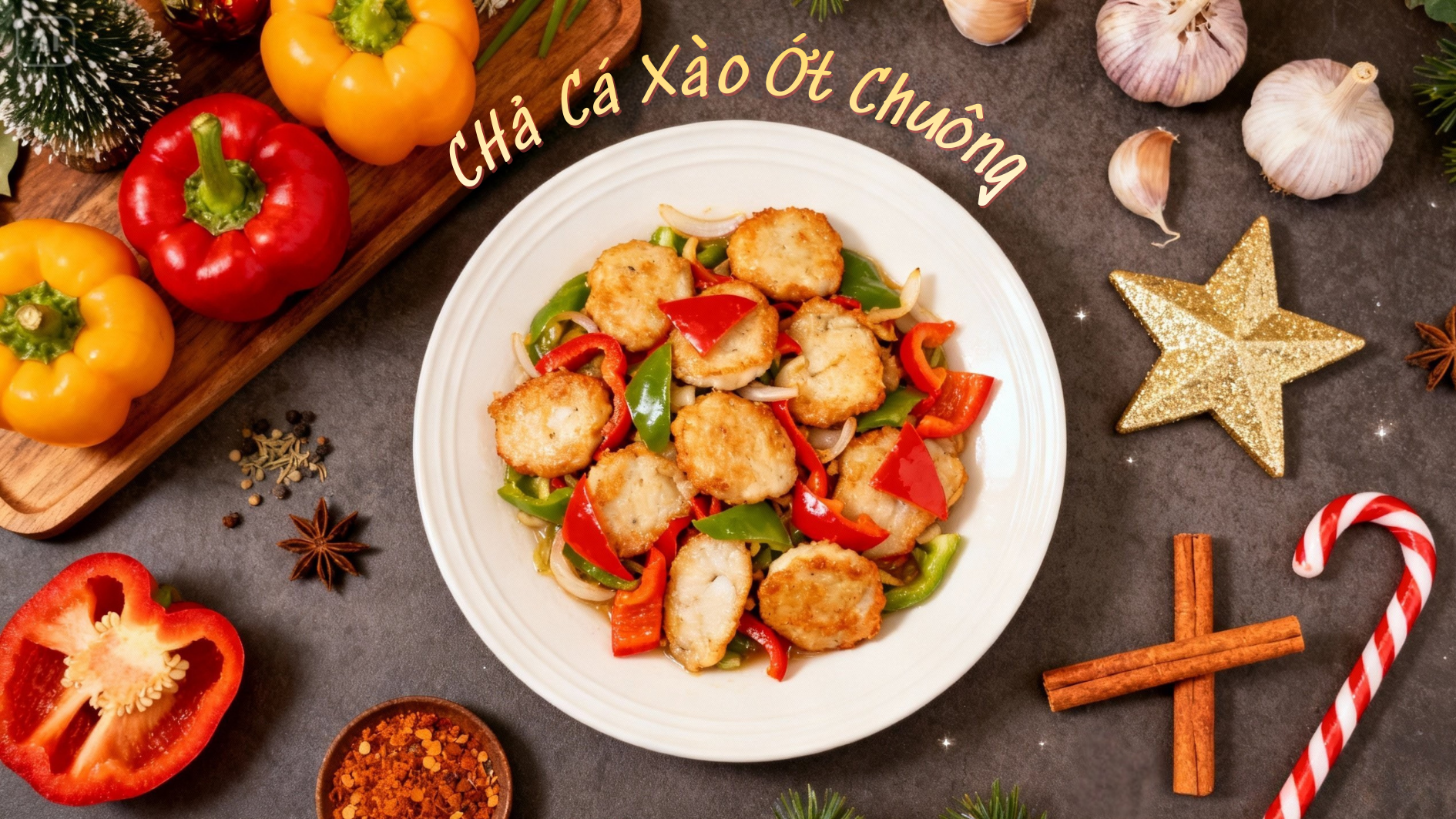  Món Ăn Số 2: Chả cá xào ớt chuông